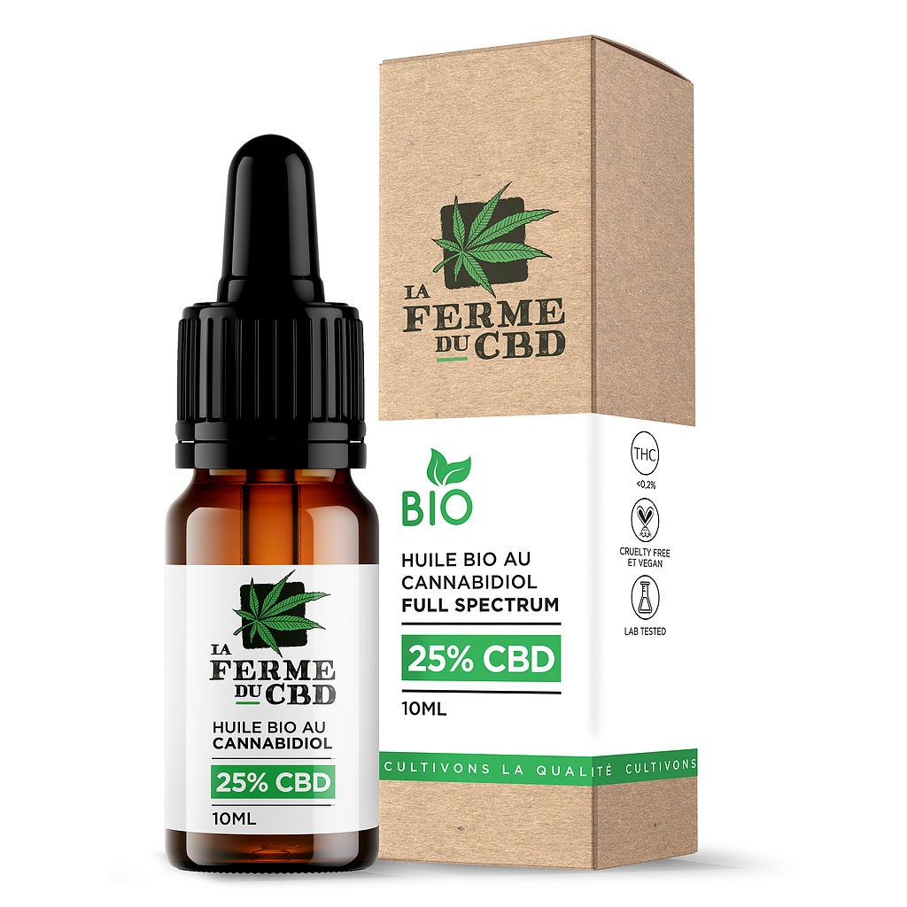 Huile CBD 25% bio