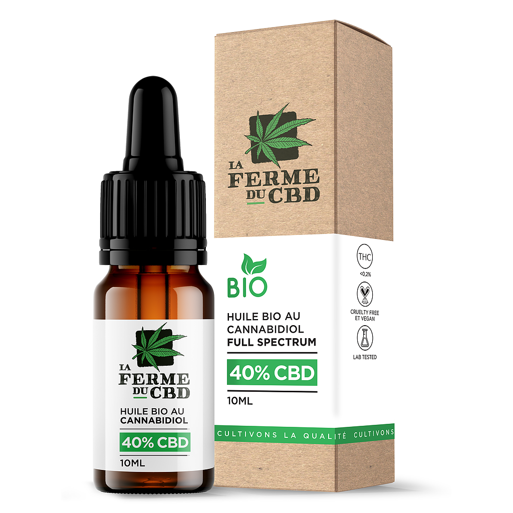 Huile CBD 40% bio