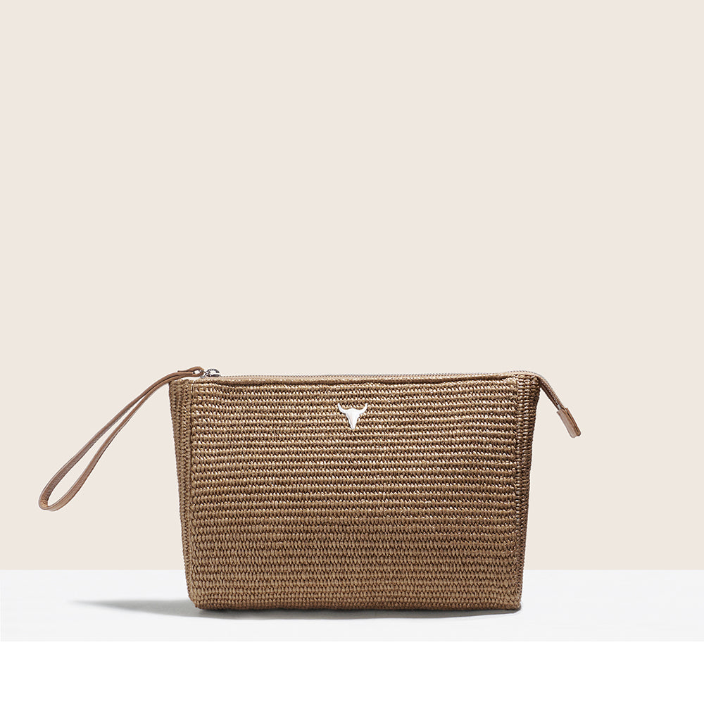 POCHETTE BAZAR - RAPHIA