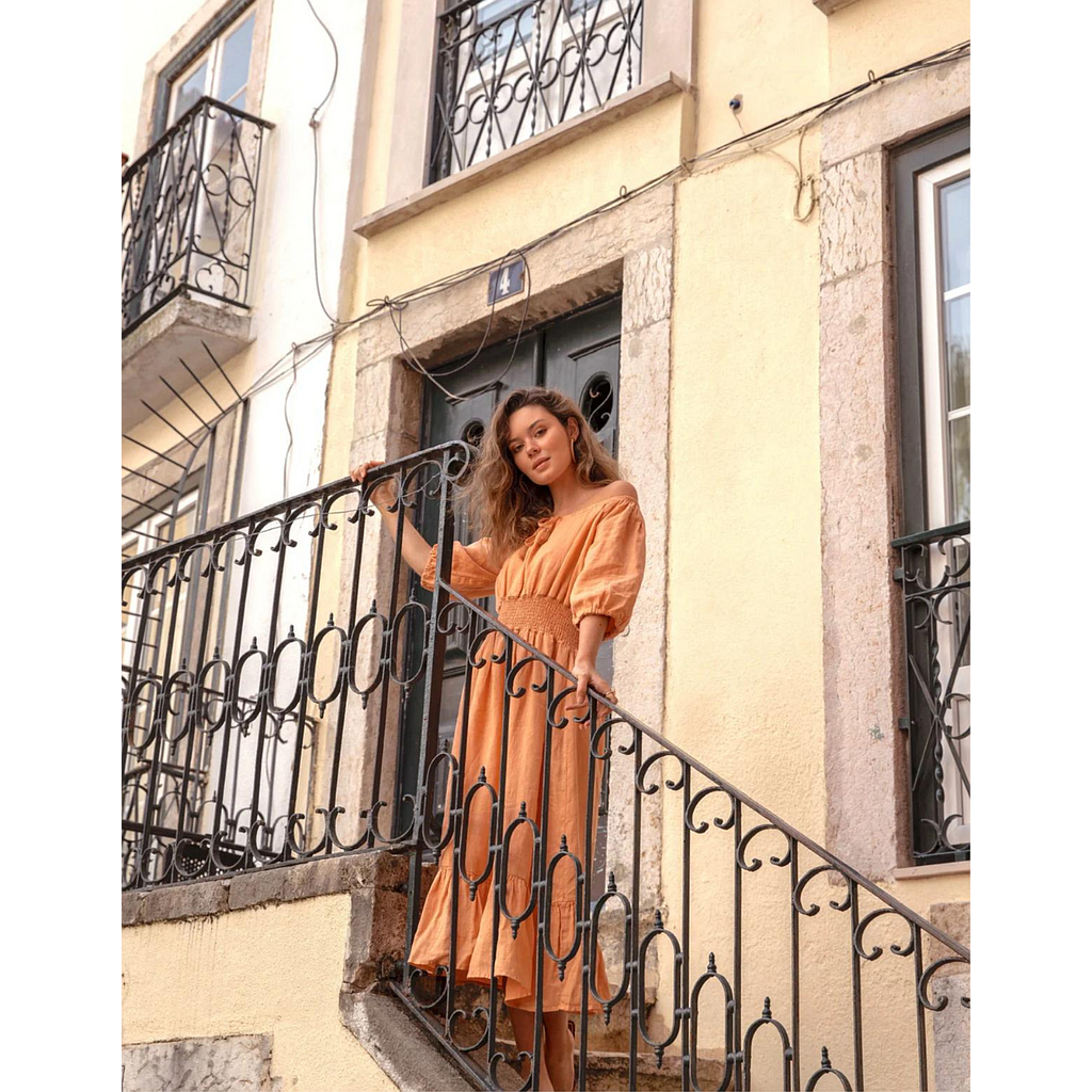 Robe Maria Abricot