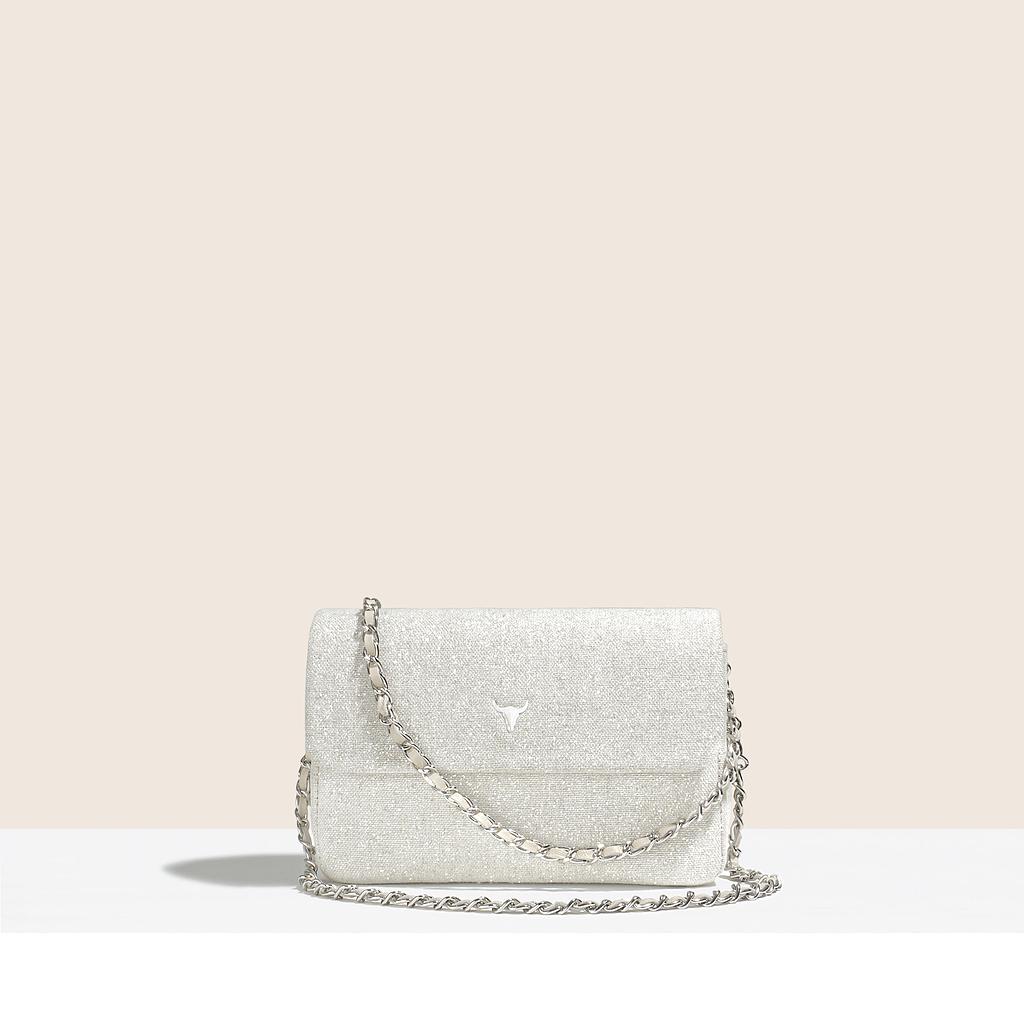 SAC MINI JOSH - TOILE ARGENTÉE