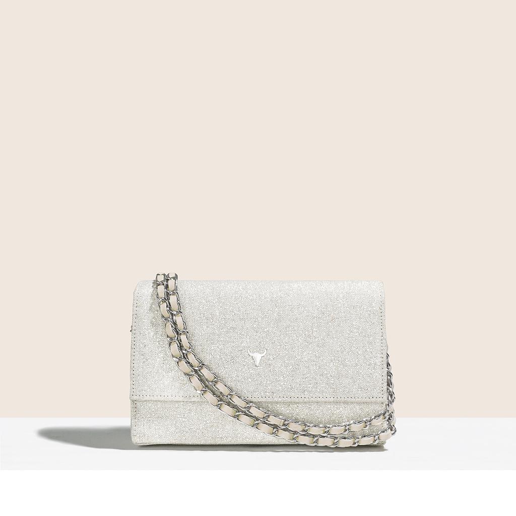 SAC NELLY ORIGINAL - TOILE ARGENTÉE