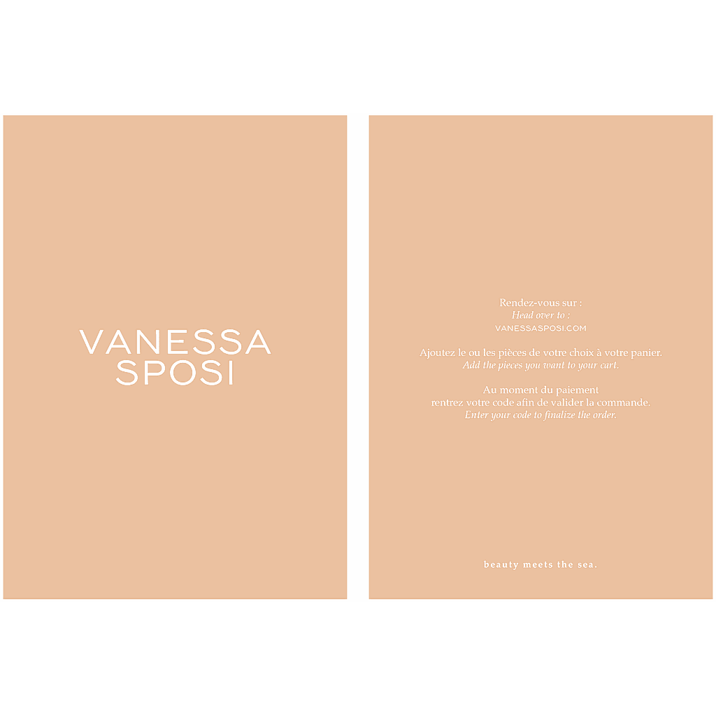 carte cadeau VANESSA SPOSI