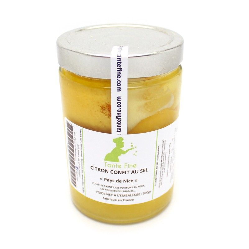 Citron pays de Nice confit au sel - 300g