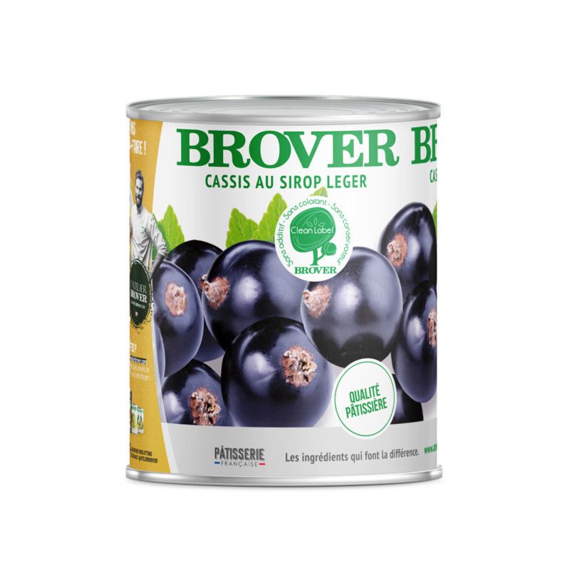 Cassis au sirop léger - 800g