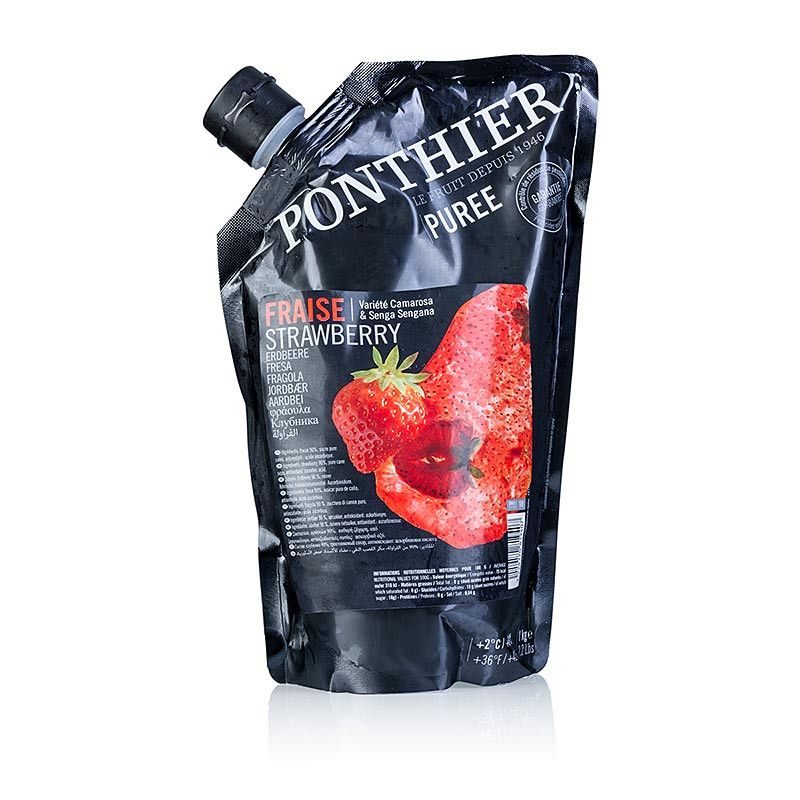 Purée réfrigérée de fraise Camarosa et Senga Sengana - 1kg