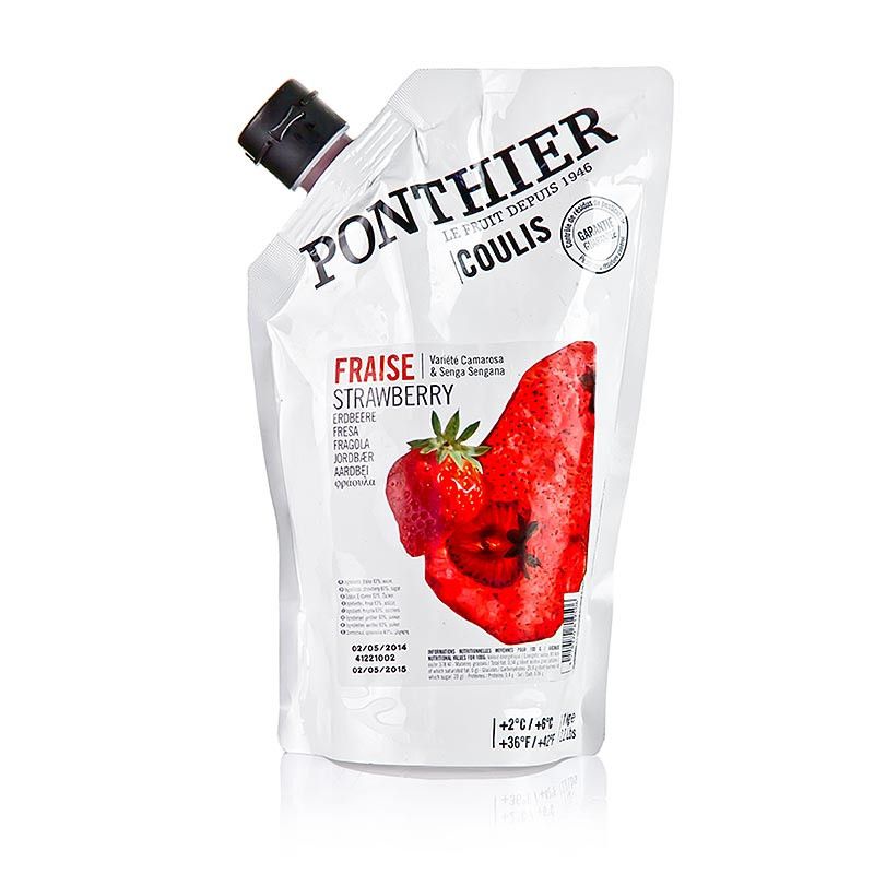 Coulis réfrigéré de fraise Camarosa et Senga Sengana - 1kg