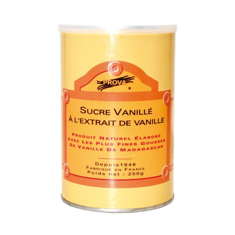 Sucre vanillé à l'extrait de vanille de Madagascar - 250g