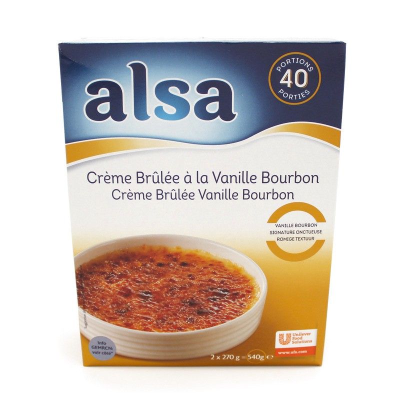 Préparation pour crème brûlée à la vanille Bourbon - 540g