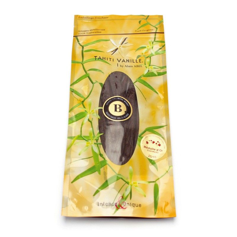 Gousses de vanille Tahiti Grand Cru Bora-Bora - 100g
