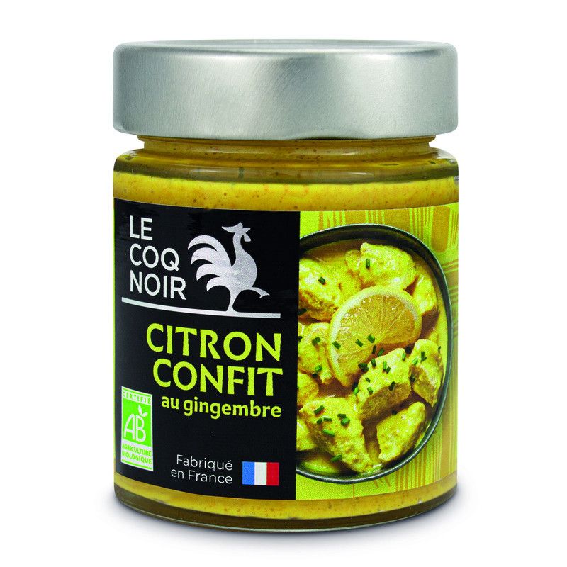 Citron confit au gingembre BIO - 130g