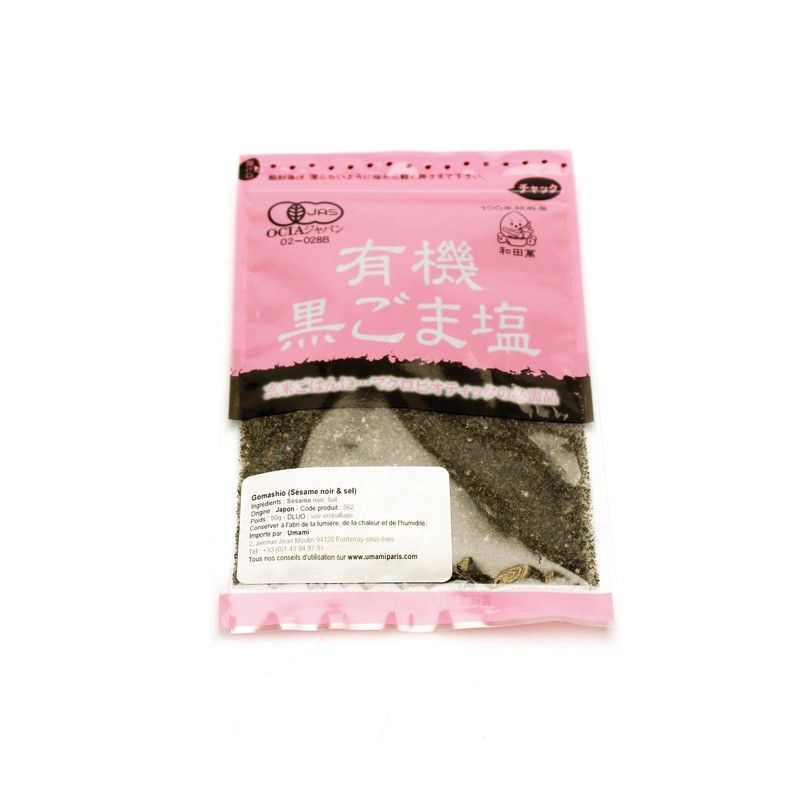 Gomashio (sésame noir et sel) - 50g