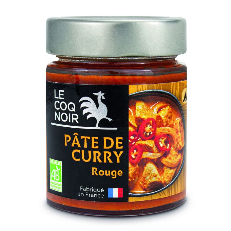 Pâte de curry rouge BIO - 130g
