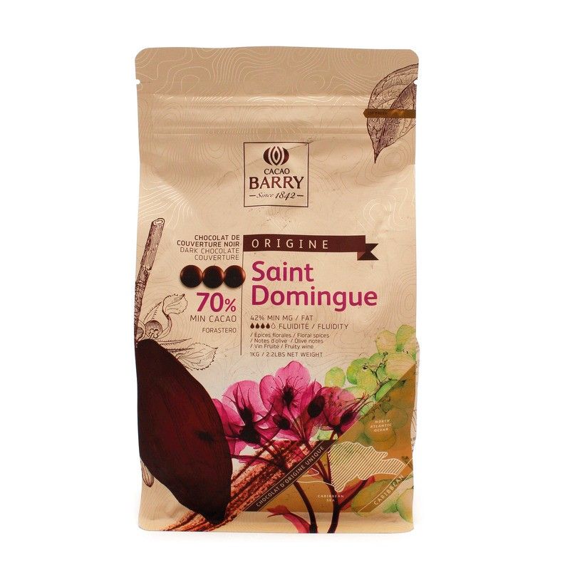 Chocolat noir 70% Saint‑Domingue - 1kg