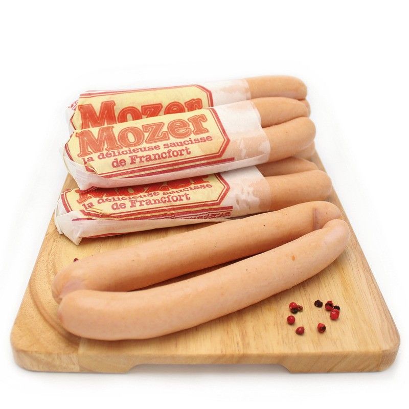 Saucisse de Francfort bagué x20 ±1,35kg