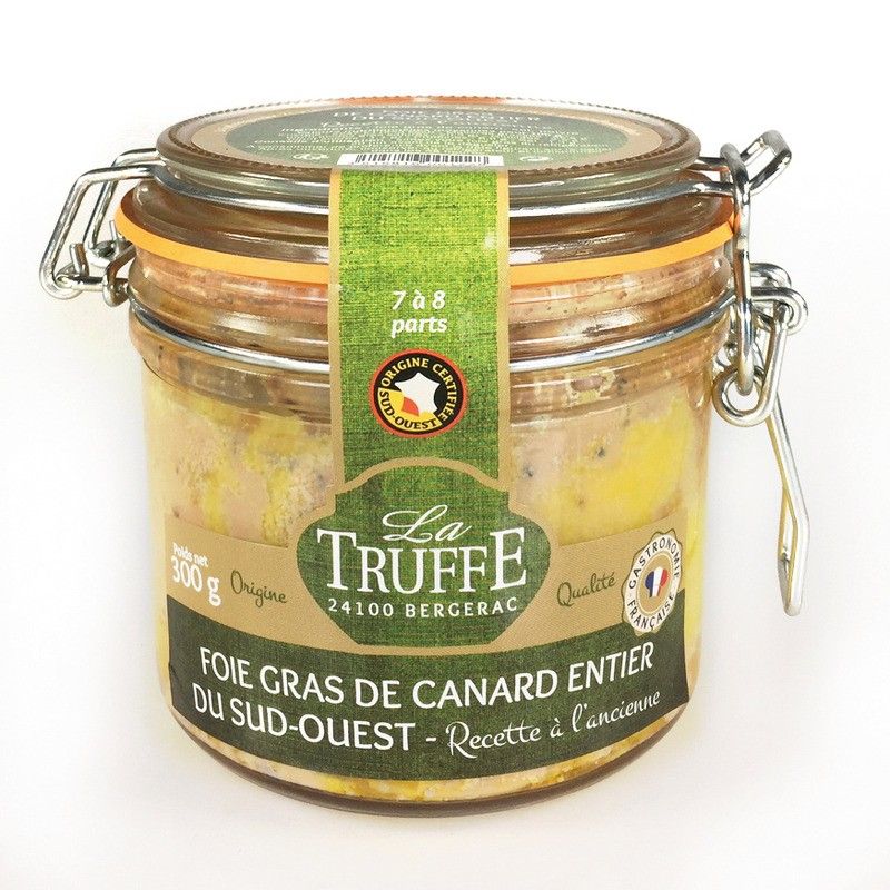 Foie gras de canard entier Recette à l'Ancienne - 300g