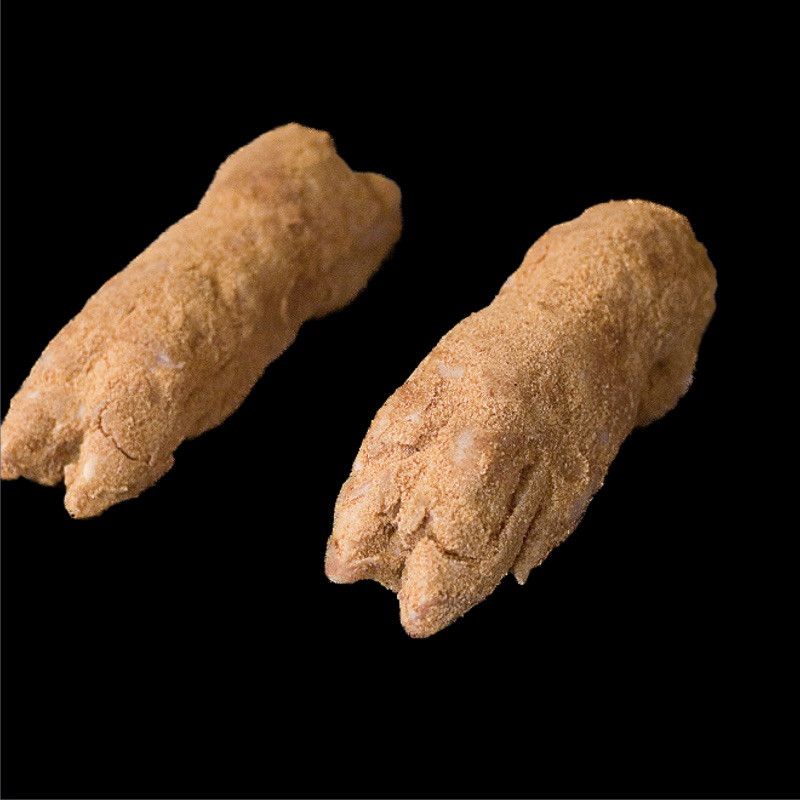 Pied de porc entier pané x2 ±500g