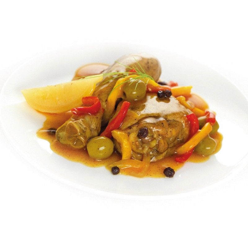 Tajine au poulet, citron, olive et poivron - 2,72kg