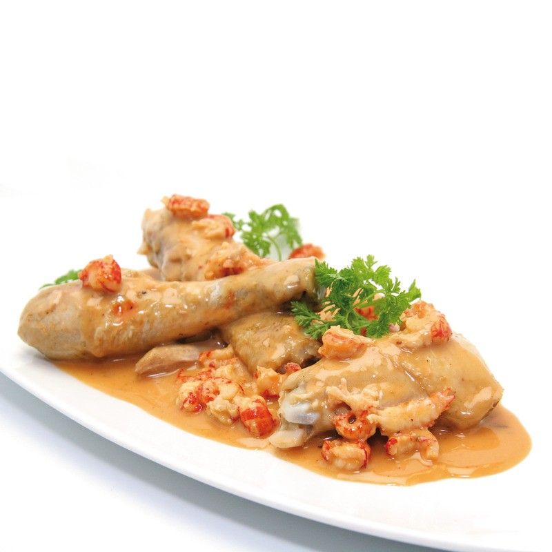 Poulet en fricassée aux queues d'écrevisses - 3,2kg