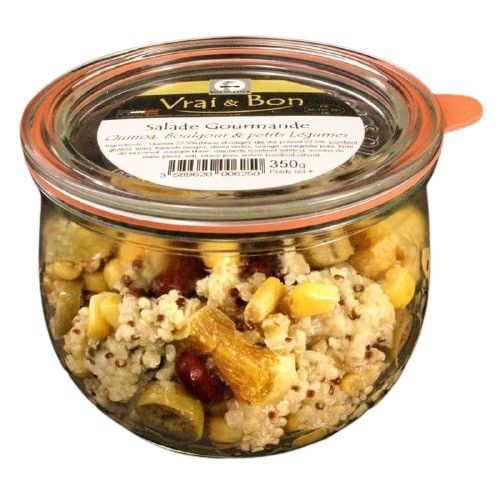 Salade gourmande de quinoa, boulgour et petits légumes - 350g