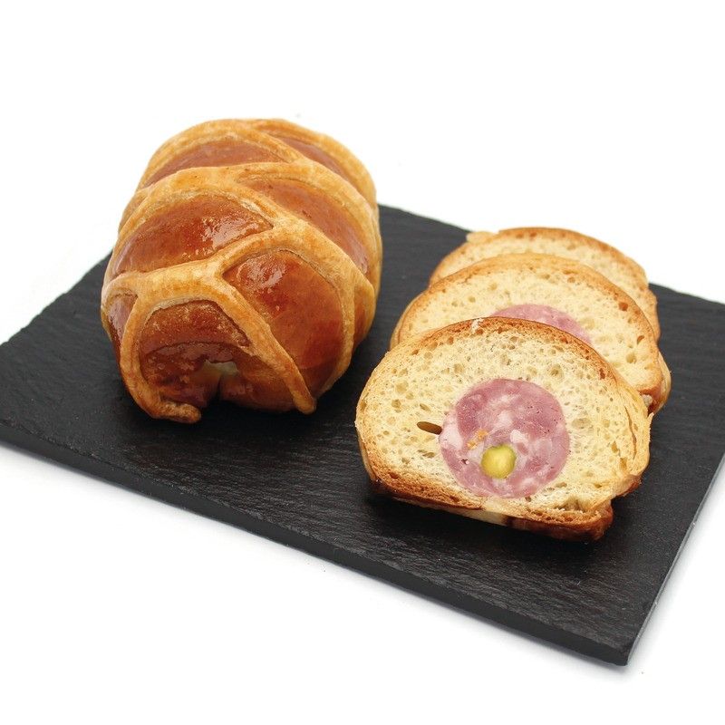 Saucisson brioché pistaché 2% pur beurre 6x120g