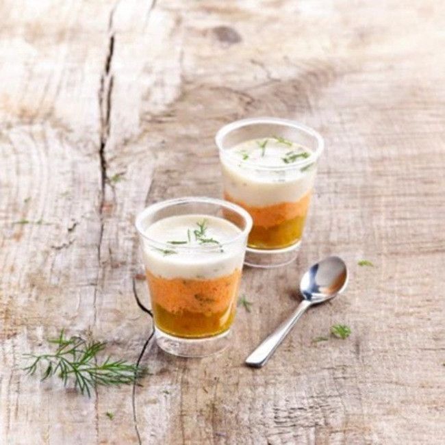 Verrine thon chorizo poivron fromage 4x40g