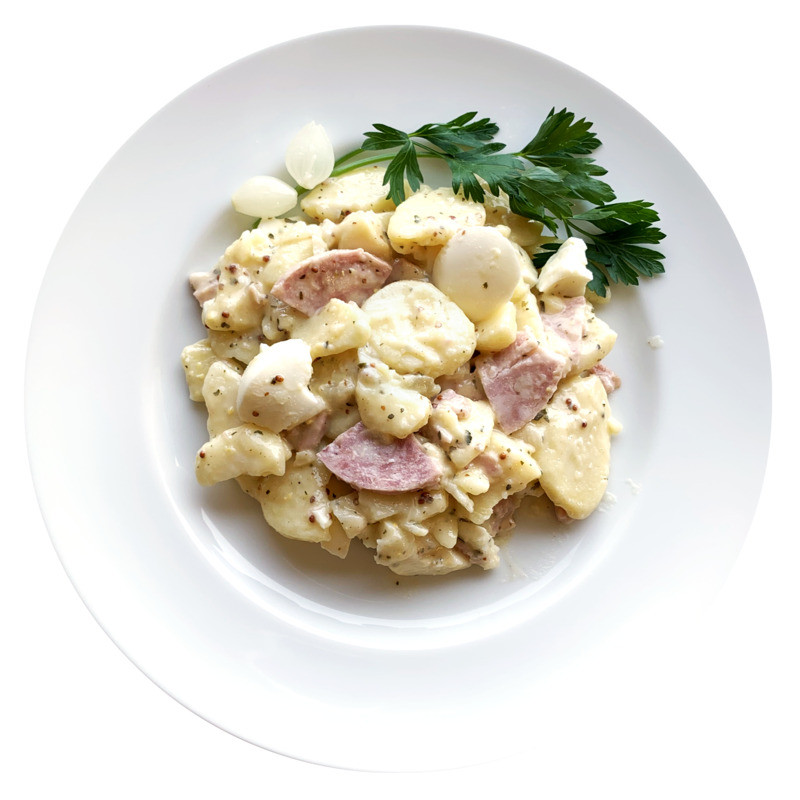 Salade de pommes de terre au véritable saucisson cuit de Lyon - 300g