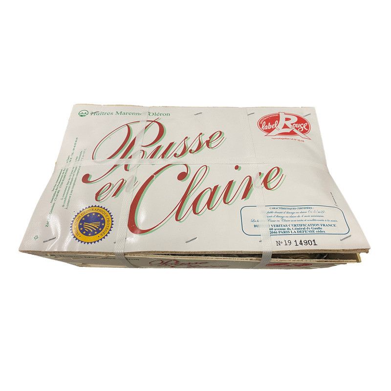 Huîtres n°3 Pousse en Claire Label Rouge (Marennes-Oléron) x24