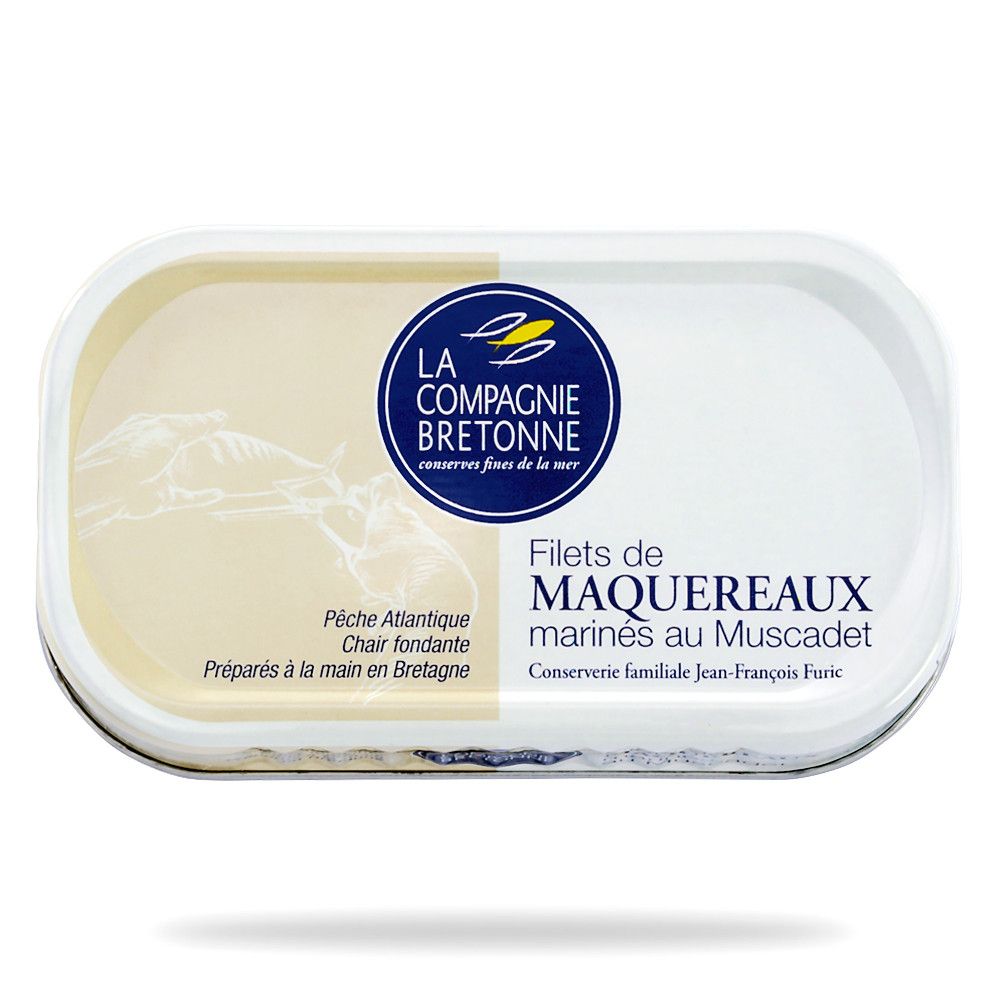 Filets de maquereaux marinés au muscadet - 118g