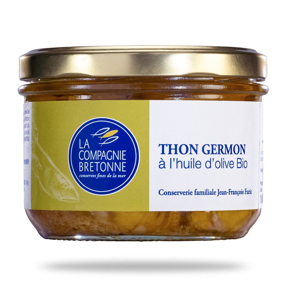 Thon germon à huile d'olive BIO - 180g