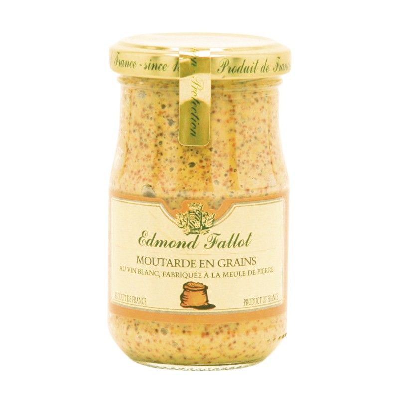 Moutarde en grains au vin blanc - 210g