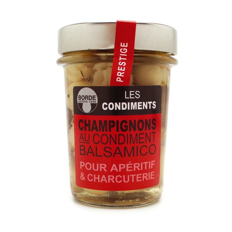 Champignons au condiment balsamique pour apéritif - 190g