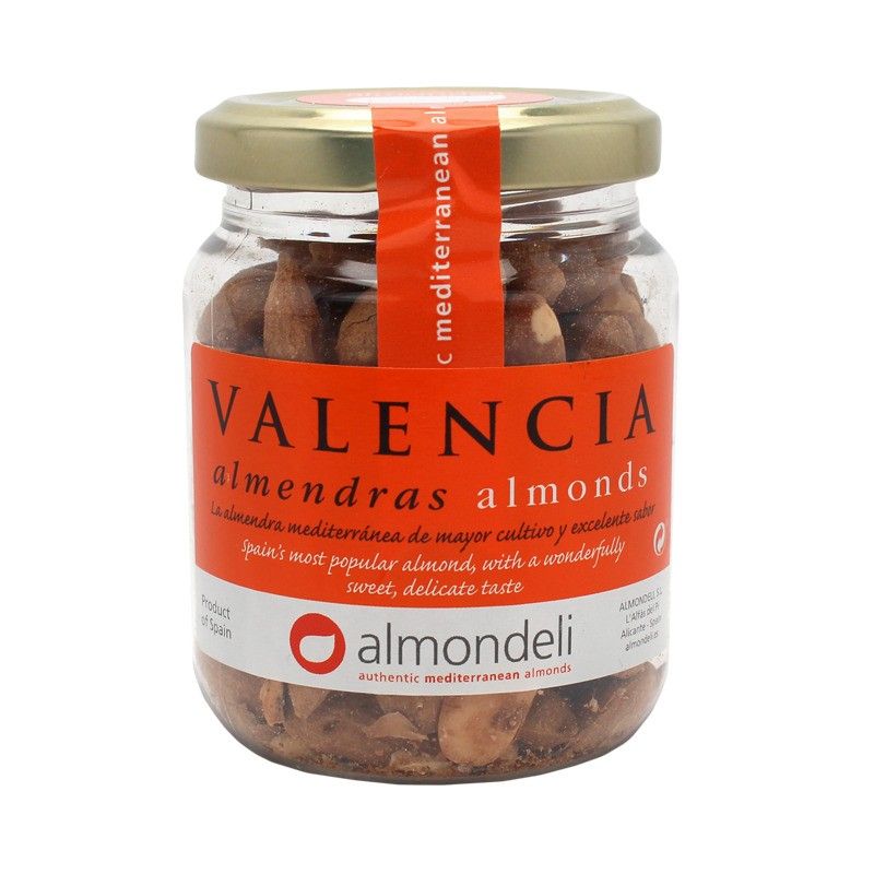 Amandes Valencia grillées et salées - 100g