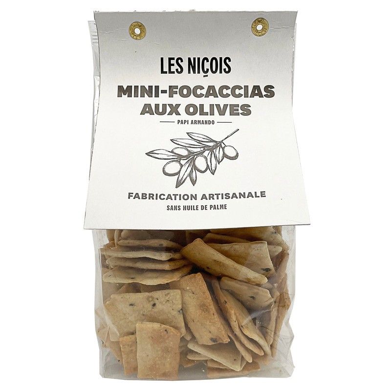 Mini focaccia aux olives de Papi Armando - 200g