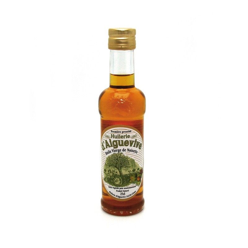 Huile vierge de noisette première pression - 25cl