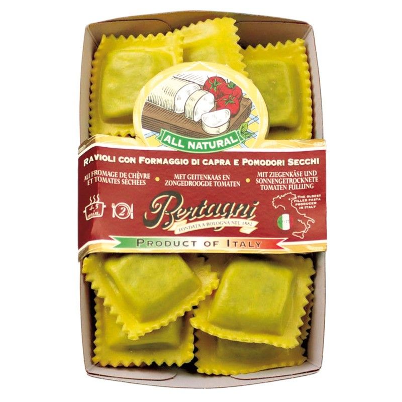 Ravioli chèvre et tomates séchées - 250g