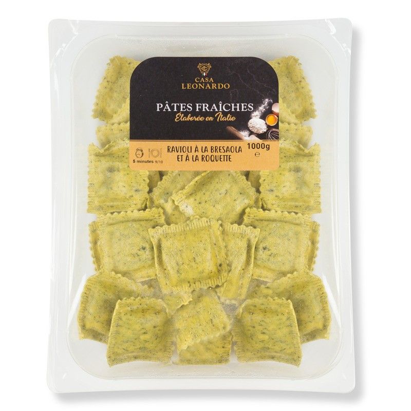 Ravioli bresaola et roquette - 1kg