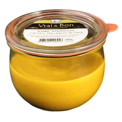 Soupe vénitienne (carotte, mascarpone et curry) - 380g