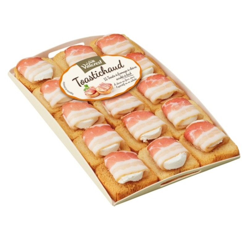 Toastichaud chèvre au lard - 15x11g