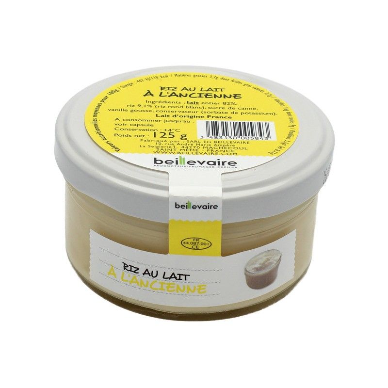 Riz au lait à l'ancienne - 125g