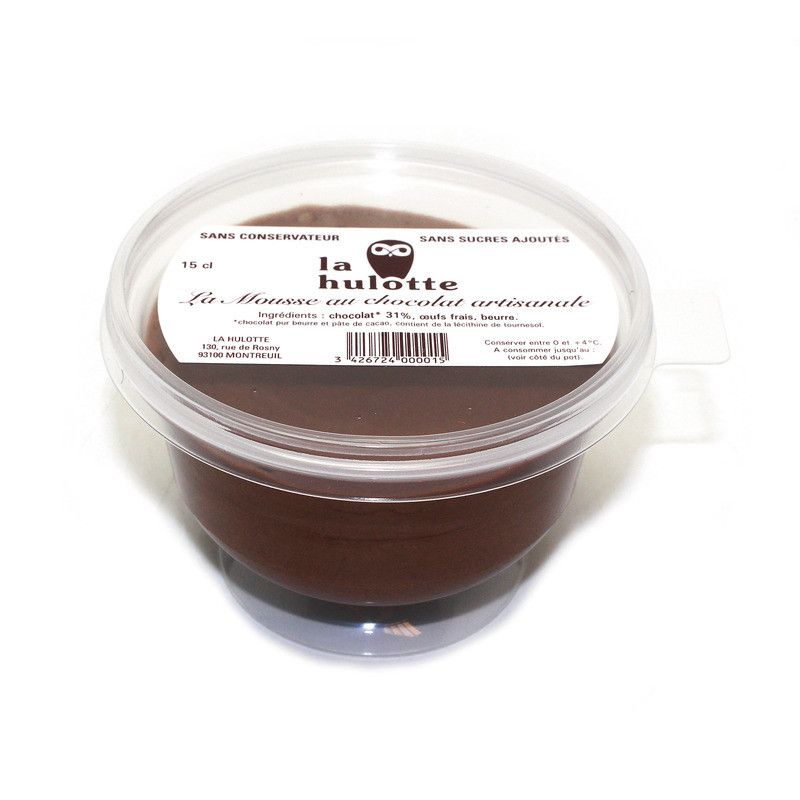 Mousse au chocolat artisanale 15cl - 90g