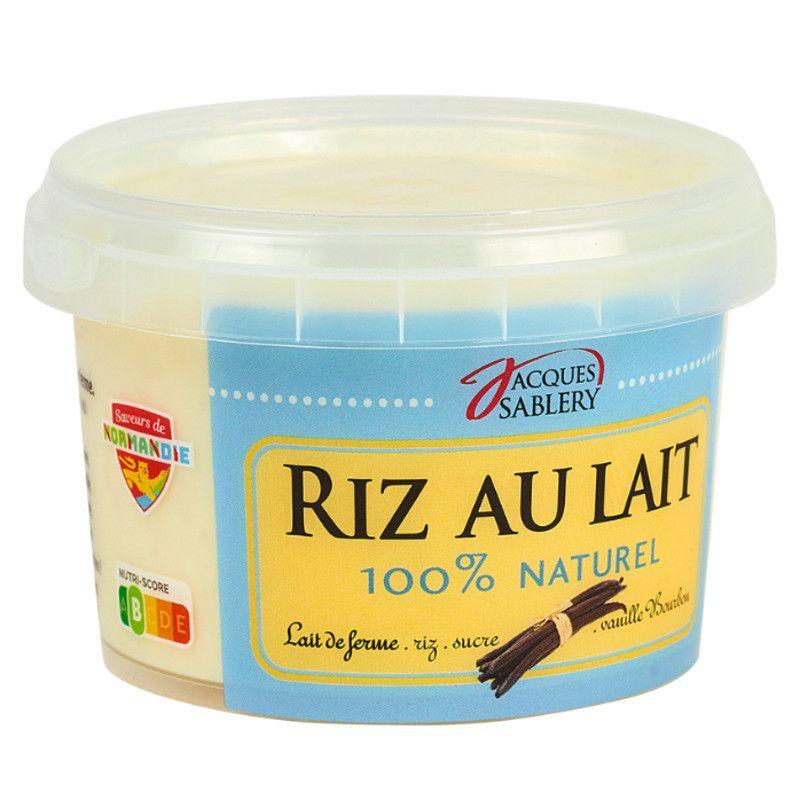 Riz au lait cru normand vanille - 290g