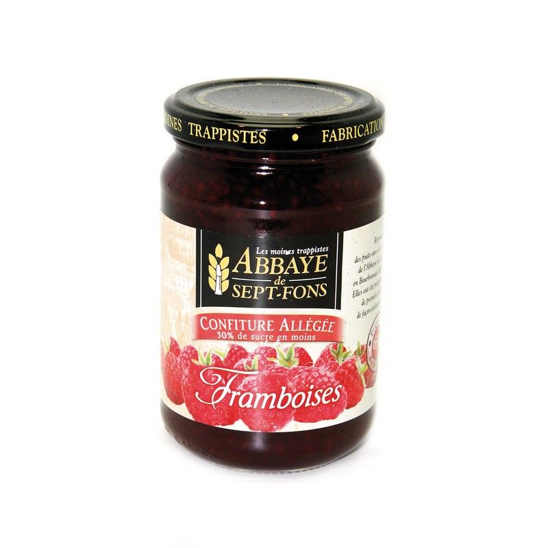 Confiture de framboises allégée - 350g