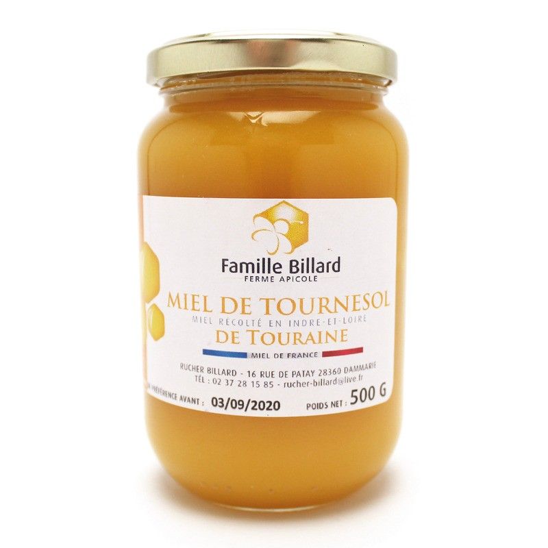 Miel de tournesol de Touraine - 500g