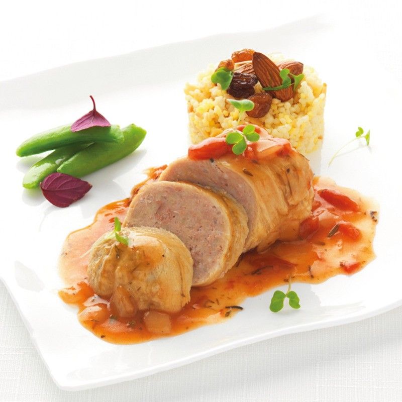 Paupiette de lapin petit jus lié tomate et farigoulette - 1,6kg