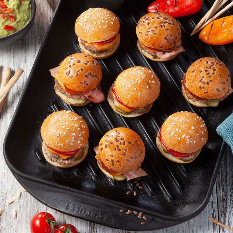 Mini Cheese burgers x10 ±420g