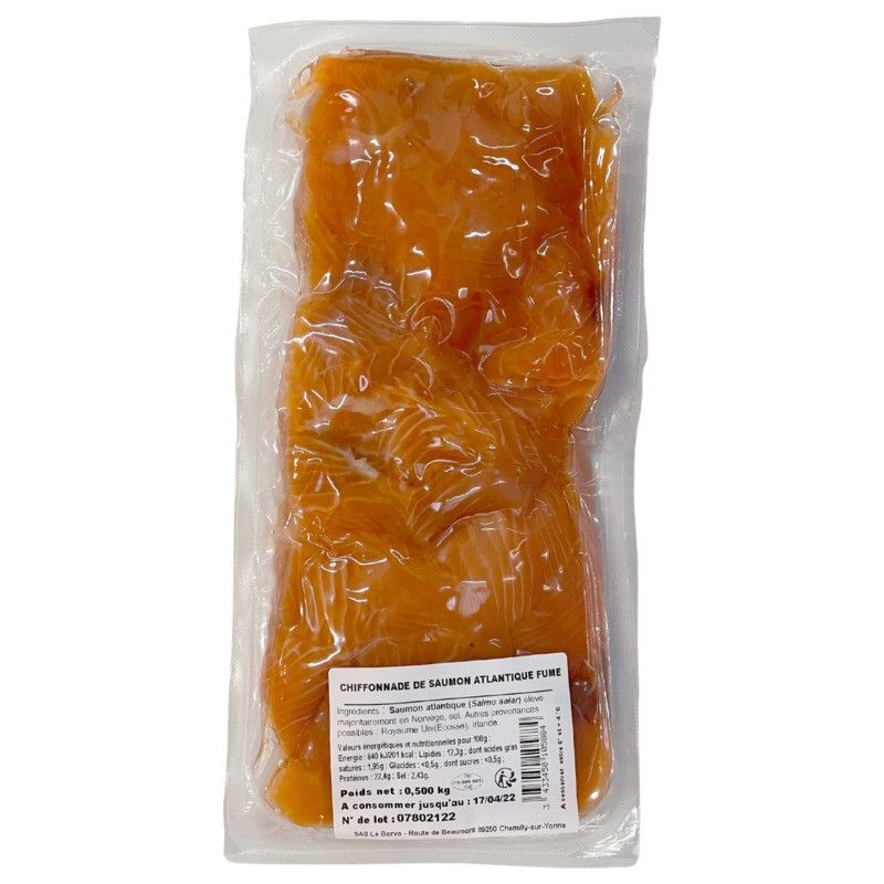 Chiffonnade de saumon fumé - 500g