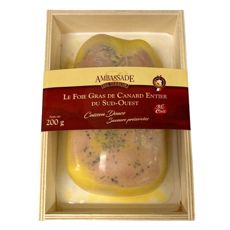 Foie gras de canard entier mi-cuit IGP Sud-Ouest - 200g