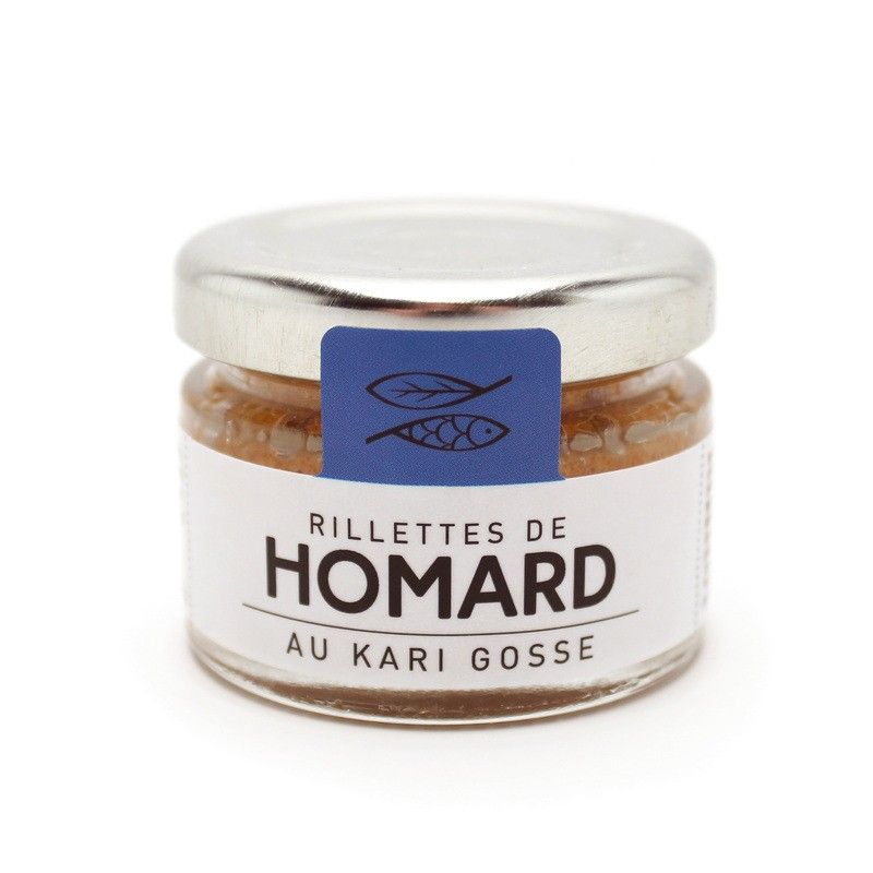 Rillettes de homard au Kari Gosse - 30g