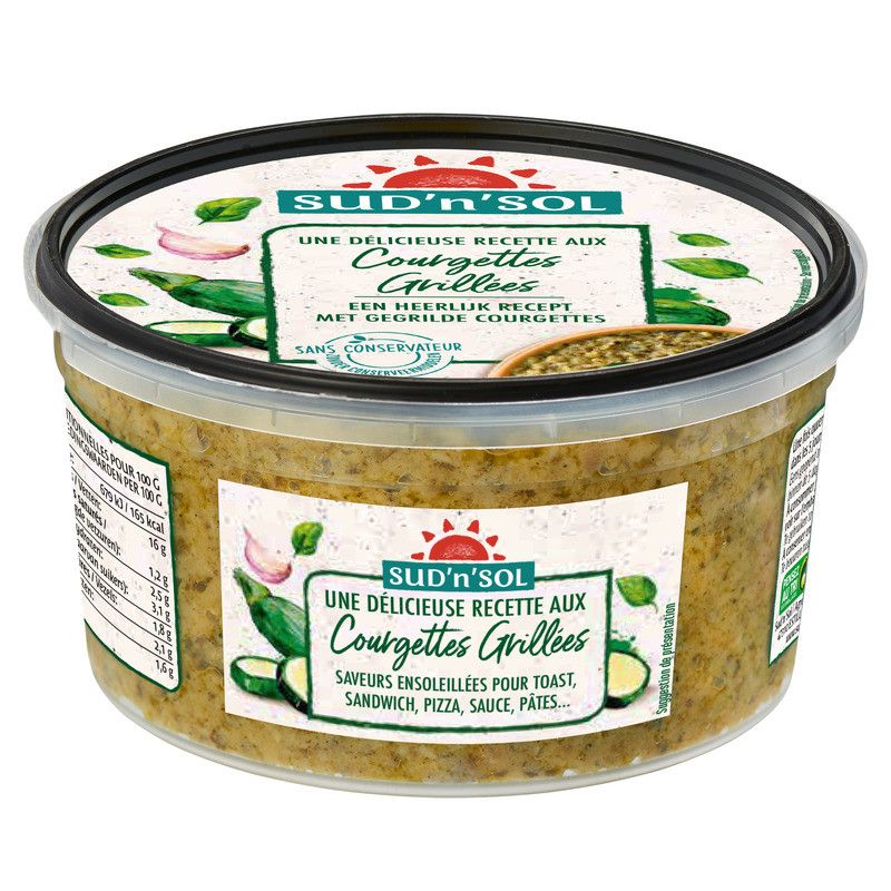 Tartinable de courgettes grillées - 500g